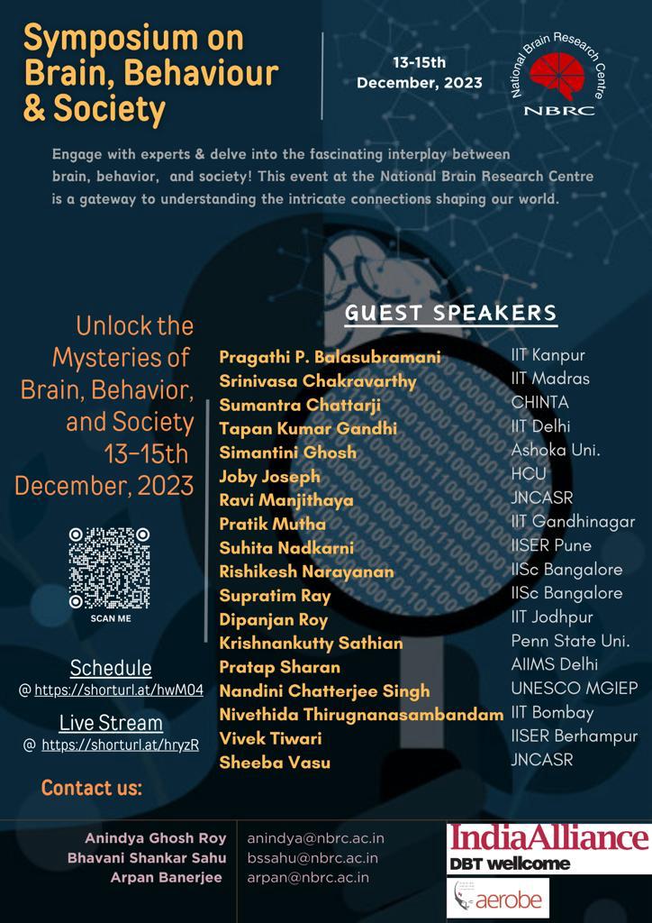 NEVER underestimate BRAIN🧠 POWER🔋 <a href="/DBT_NBRC/">BRIC-NBRC</a> is organizing a neuroscientific symposium 2023. Please don't miss. Remember- It's not WHAT we learn. It's HOW we learn!!