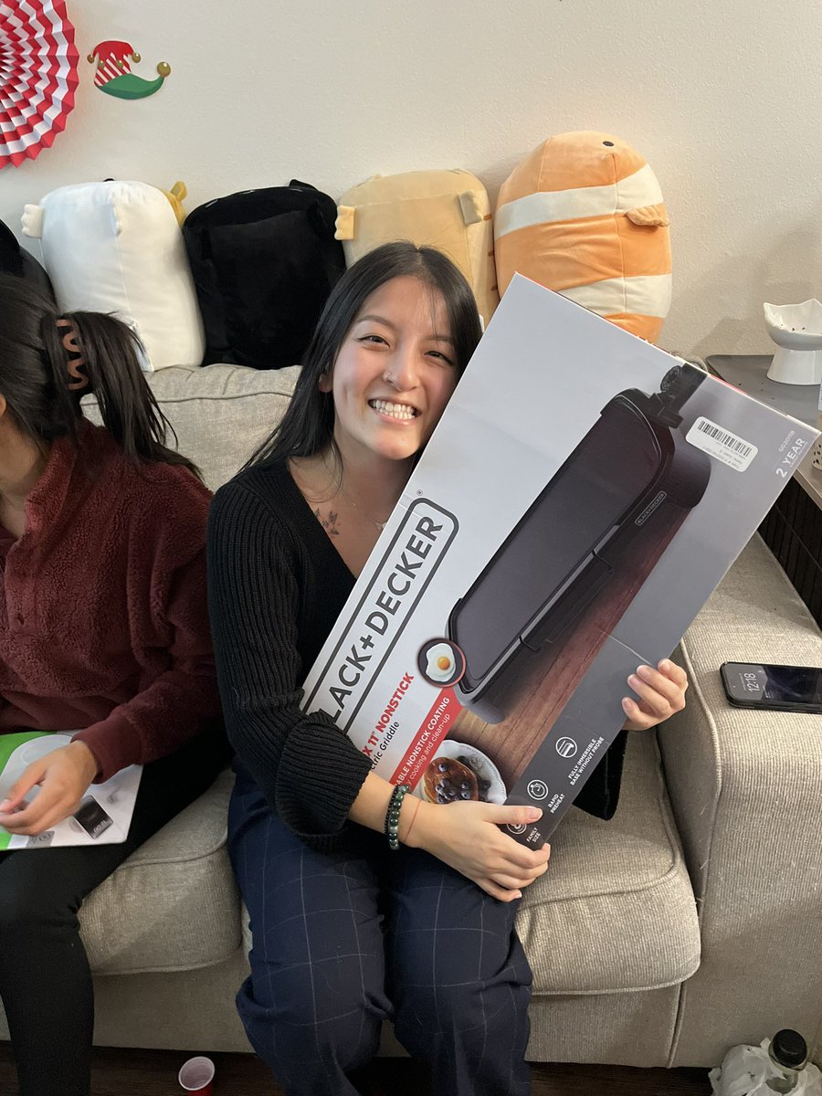 i got a grill from white elephant LOL