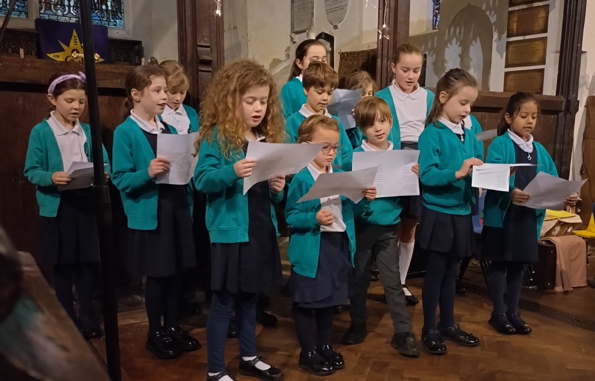 Well done the choir for their beautiful singing in church this morning.