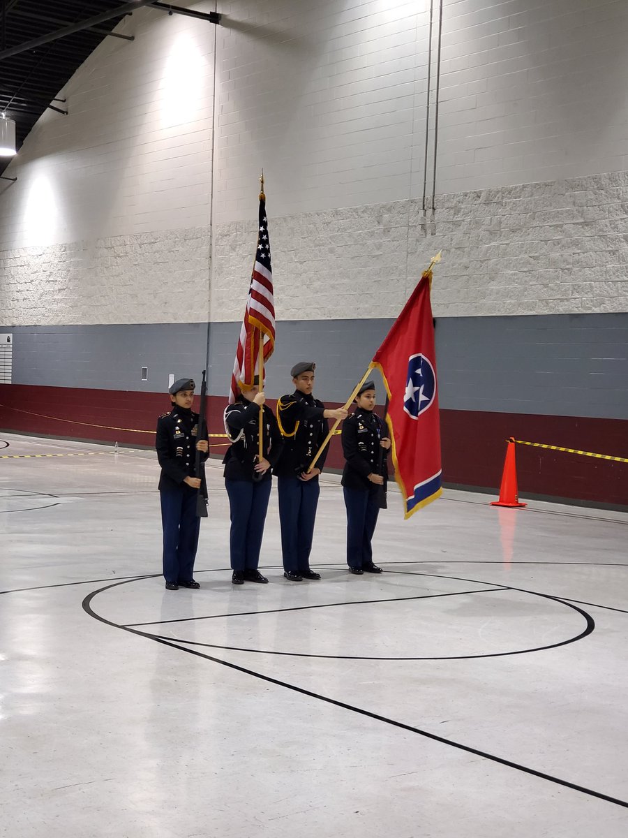 OHSJrotc's tweet photo. Great day of competition at the Red River Brigade Drill meet. Unfortunately ended the day riding out the Clarksville tornado in the hallway. Super proud of these cadets for staying calm in the face of a natural disaster. https://t.co/jubsBQ6BTE