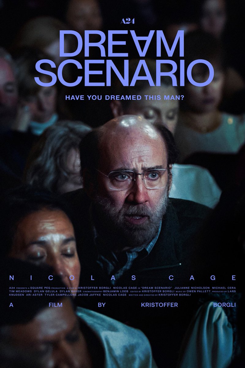 RachelOaktree's tweet photo. Saw Dream Scenario last night and I was immediately enamored! I think this is absolutely Cage’s best performance since Mandy (2018). What a weird and delightful film. https://t.co/ZkWmAROvpn