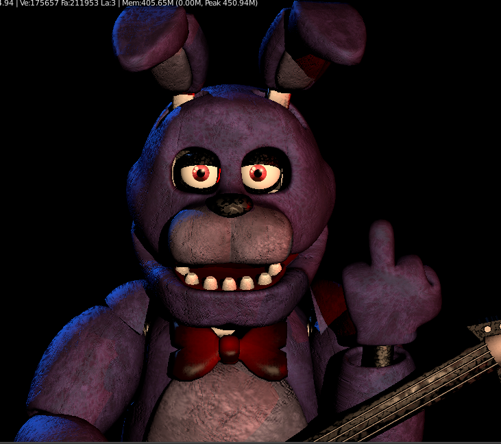 LazyCoffe19's tweet photo. Bonnie Head Merch
@Nicky3D05 hi!!!!!!!!
Model By: @LazyCoffe19 (me)
Textures By: @flav1u5
#FNAF #FNAF1 #Bonnie #Render #NickyHi #RandomRender #thereisnothingmoretosay https://t.co/jpvxxSv8F9