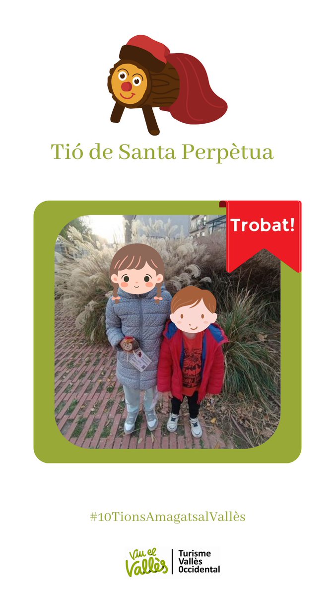El primer Tió trobat ha estat el de Santa Perpètua de Mogoda! Enhorabona!