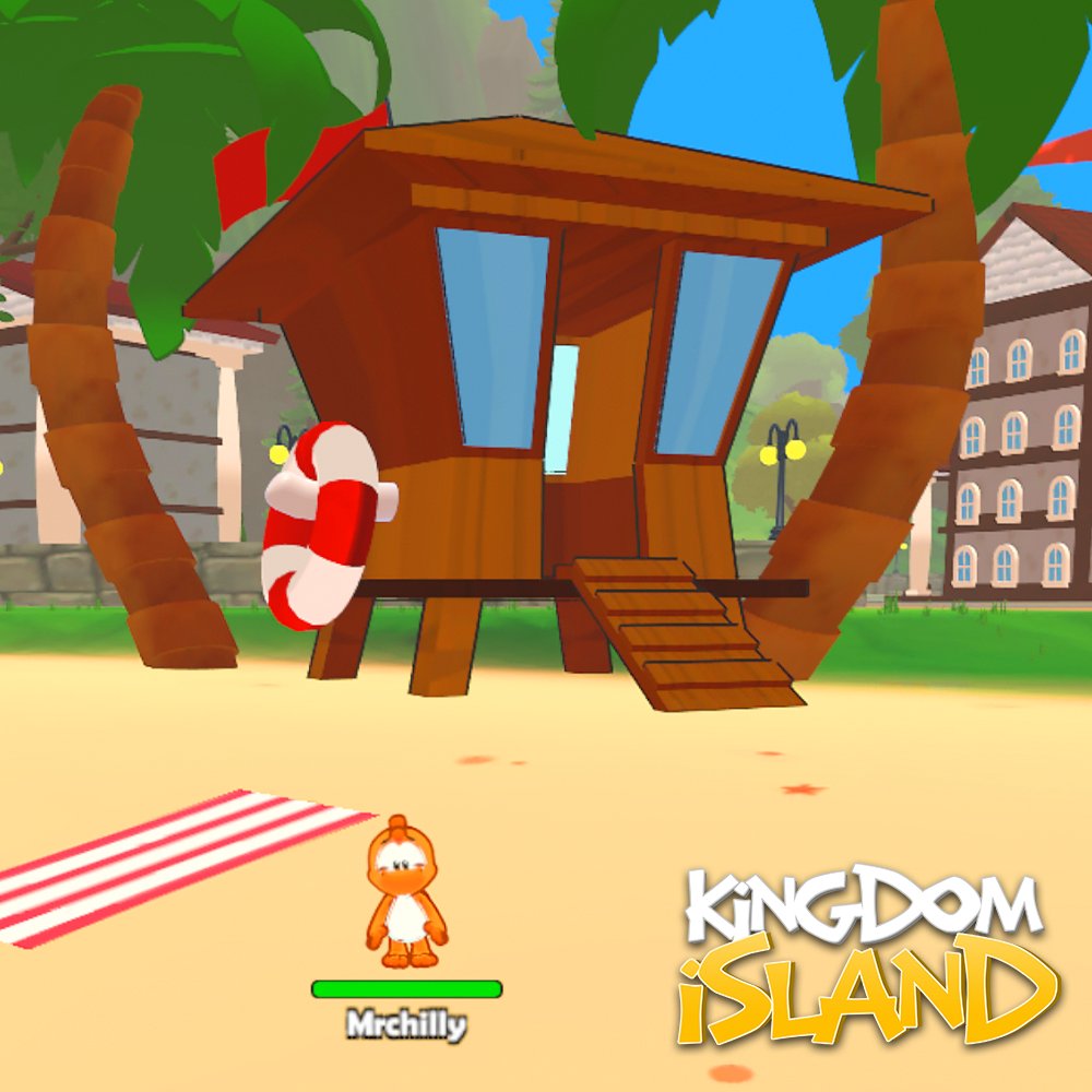 Come help us test the Alpha of <a href="/KingdomIsland/">Kingdom Island</a>! 

I had the pleasure of creating some super cool 3D assets like this Lifeguard Hut, Donut Shop, and more! 

Whether you're on a Mac or a PC, you can download and play the latest build here: alpha.kingdomisland.com/updates/kingdo…