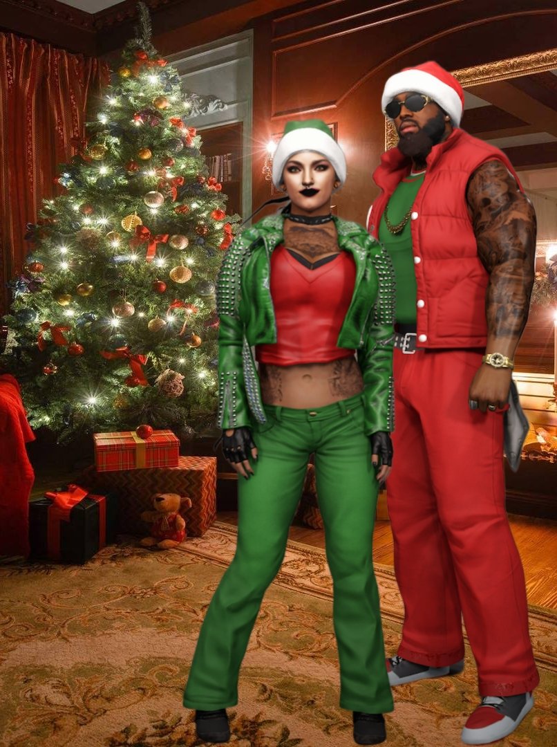 Happy Holidays From Myself &amp; @SCReesieLove picture courtesy of @EternalRiot2K