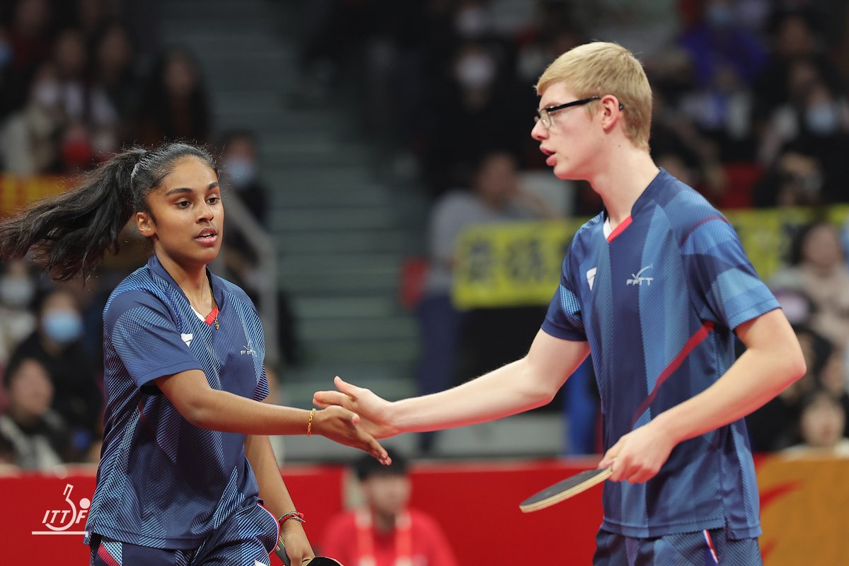 ffttofficiel's tweet photo. 𝐂𝐨𝐮𝐩𝐞 𝐝𝐮 𝐌𝐨𝐧𝐝𝐞 𝐦𝐢𝐱𝐭𝐞 🏆

Clap de fin pour notre équipe de France à Chengdu qui termine cinquième derrière la Chine, la Corée du Sud, le Japon &amp; la Suède et devant l'Allemagne, Taipei &amp; la Slovaquie 🏓

📸 ITTF

#TeamFrance 🇫🇷 https://t.co/B1IeO5JOBW
