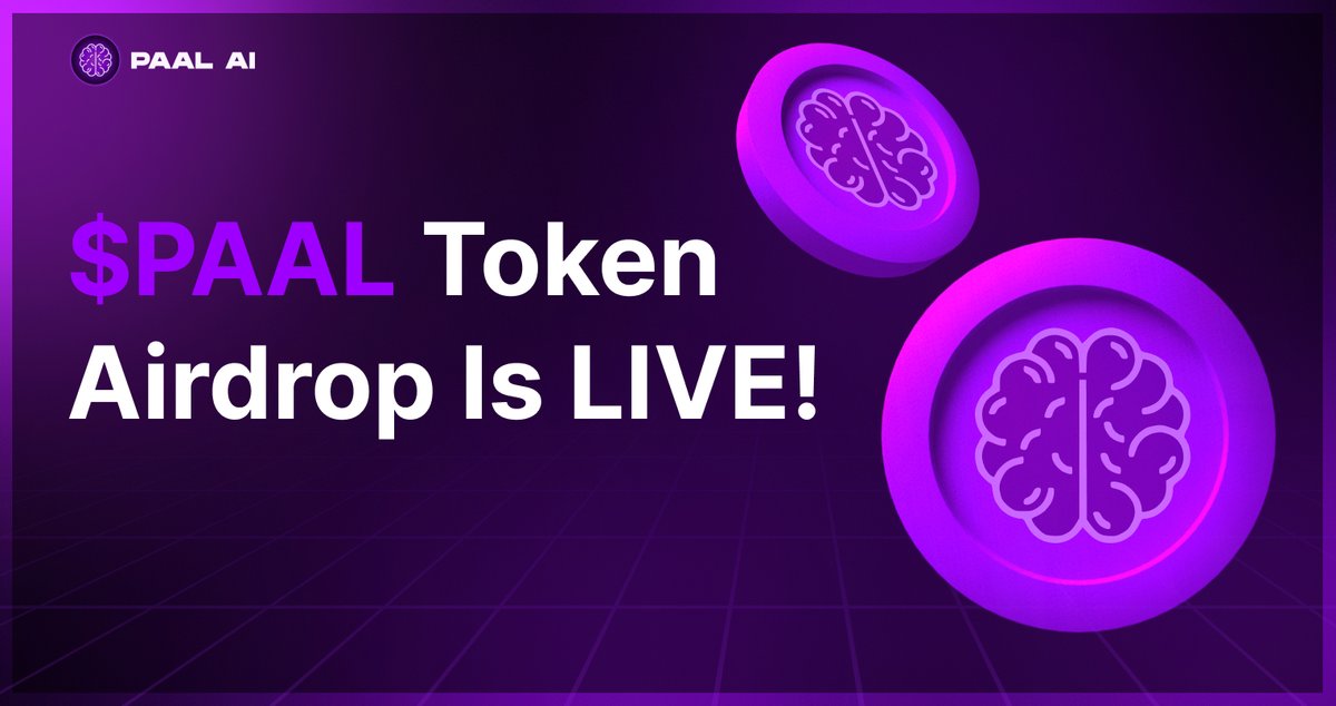 Dubspot's tweet image. We’re excited to push out some $PAAL token rewards to our community! 🪂

We are distributing an unprecedented amount of 19M tokens towards eligible users.

Rewards are based on your on-chain activity and can be checked on the site below.

➡️ paal-ai.xyz/airdrop