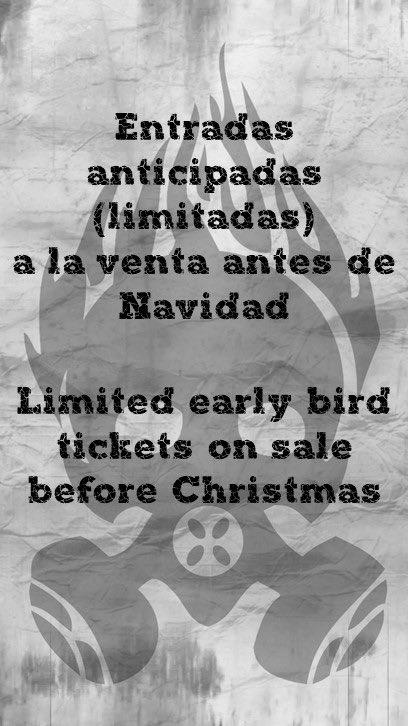 Antes de Navidad se publica la primera parte de las entradas: anticipadas y en cantidad limitada. Después de pocos meses, sus precios van a subir.
El mejor regalo de Navidad imaginable!

#festivallunanegra #festival #sabero #cyl #grupoaltarf #wastelandfestival #wasteland #madmax