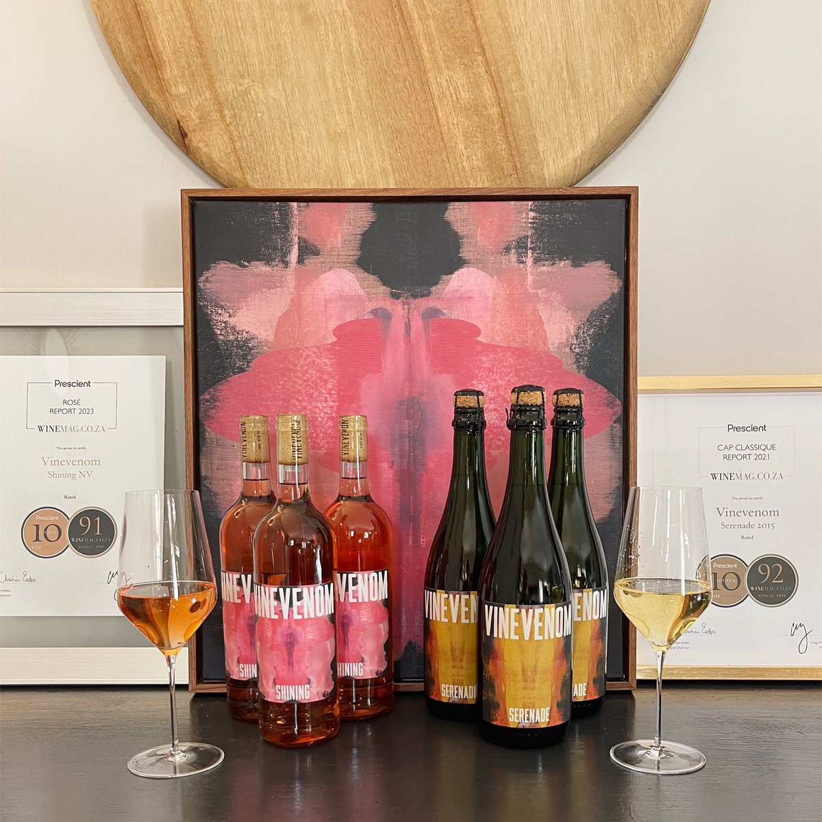 VINEVENOM TOP 10 Mix Case!
3 x Shining Rosé No.2 
3 x Serenade Cap Classique 2015  
R1700 inc. delivery anywhere in South Africa (RRP R1890)

How to order ⬇️
1. Follow the link: payf.st/5chou
2. Enter email address &amp; pay
3. Samantha will be in touch for delivery details