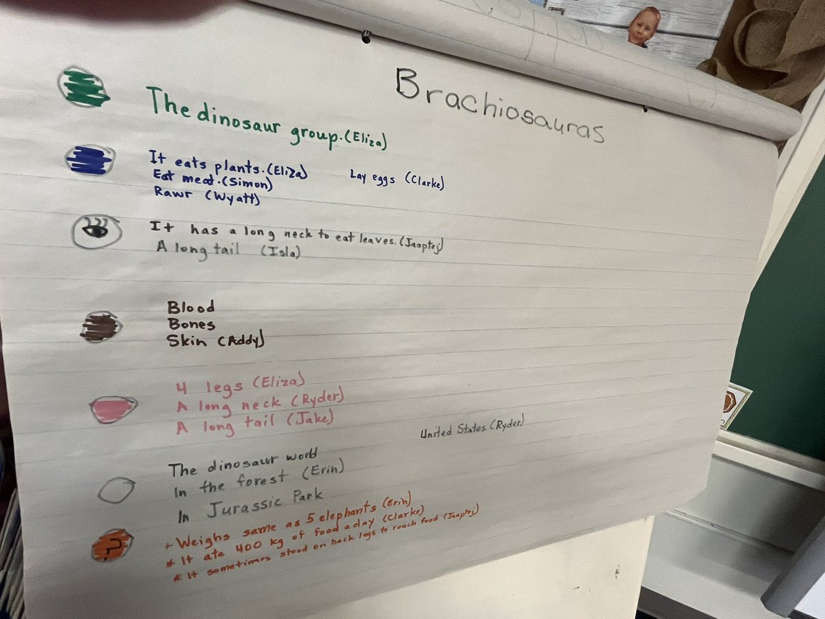 During Dinovember in FDK 141, students used the EET beads to help describe and share their knowledge of different kinds of dinosaurs. @TVDSBslp @carne_kristen @pulley_julie