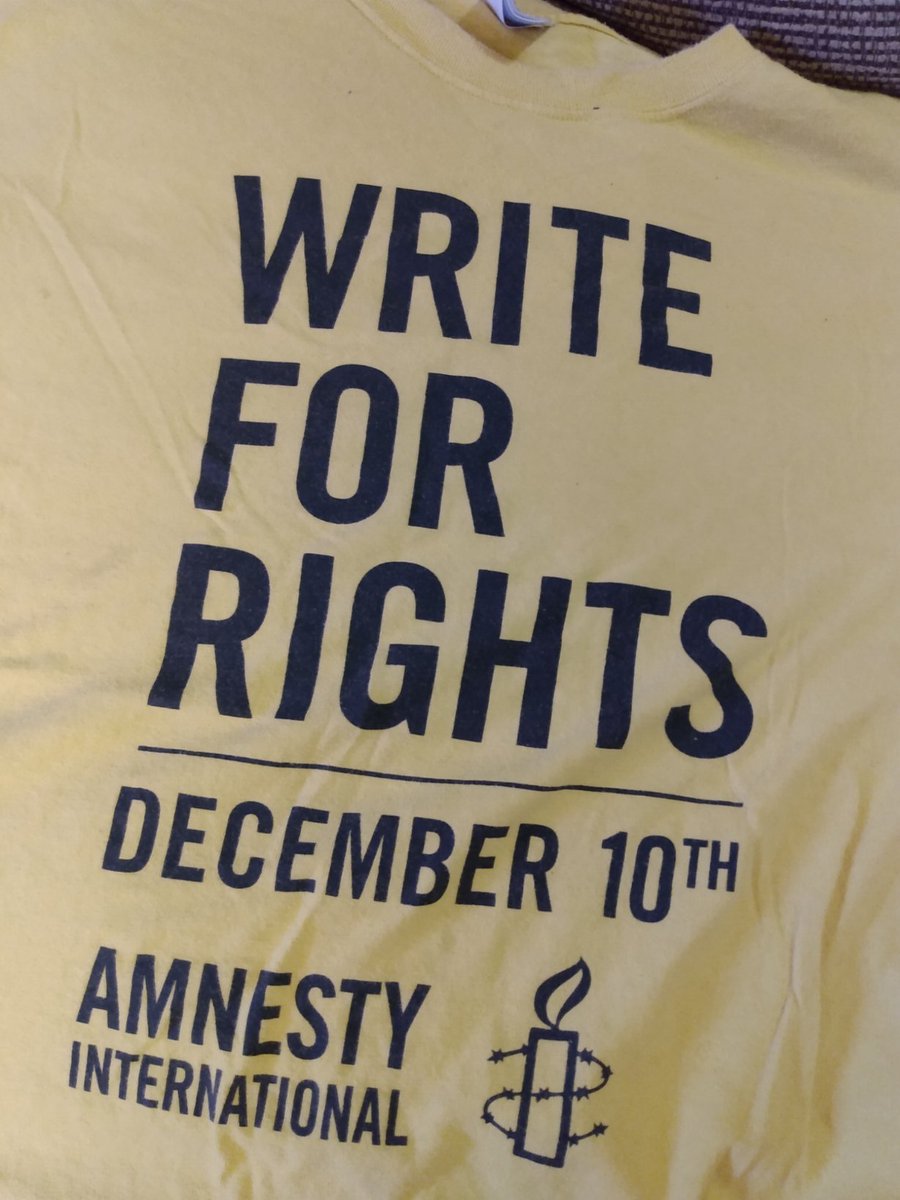 Getting dressed to head out...

#WriteForRights