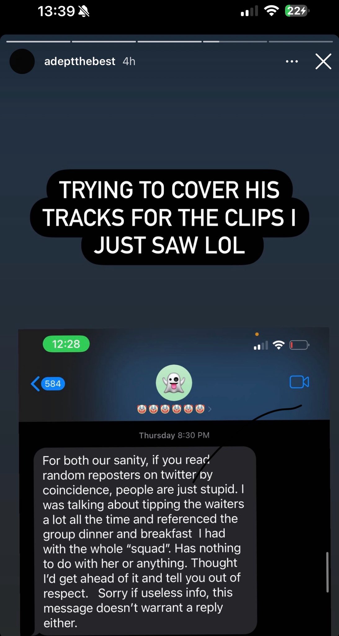 FRAN confirms relationship with xQc in Instagram story and announced she'll  delete her main Instagram for privacy reasons. New Instagram limited to  friends, family, and co-workers : r/OverwatchTMZ