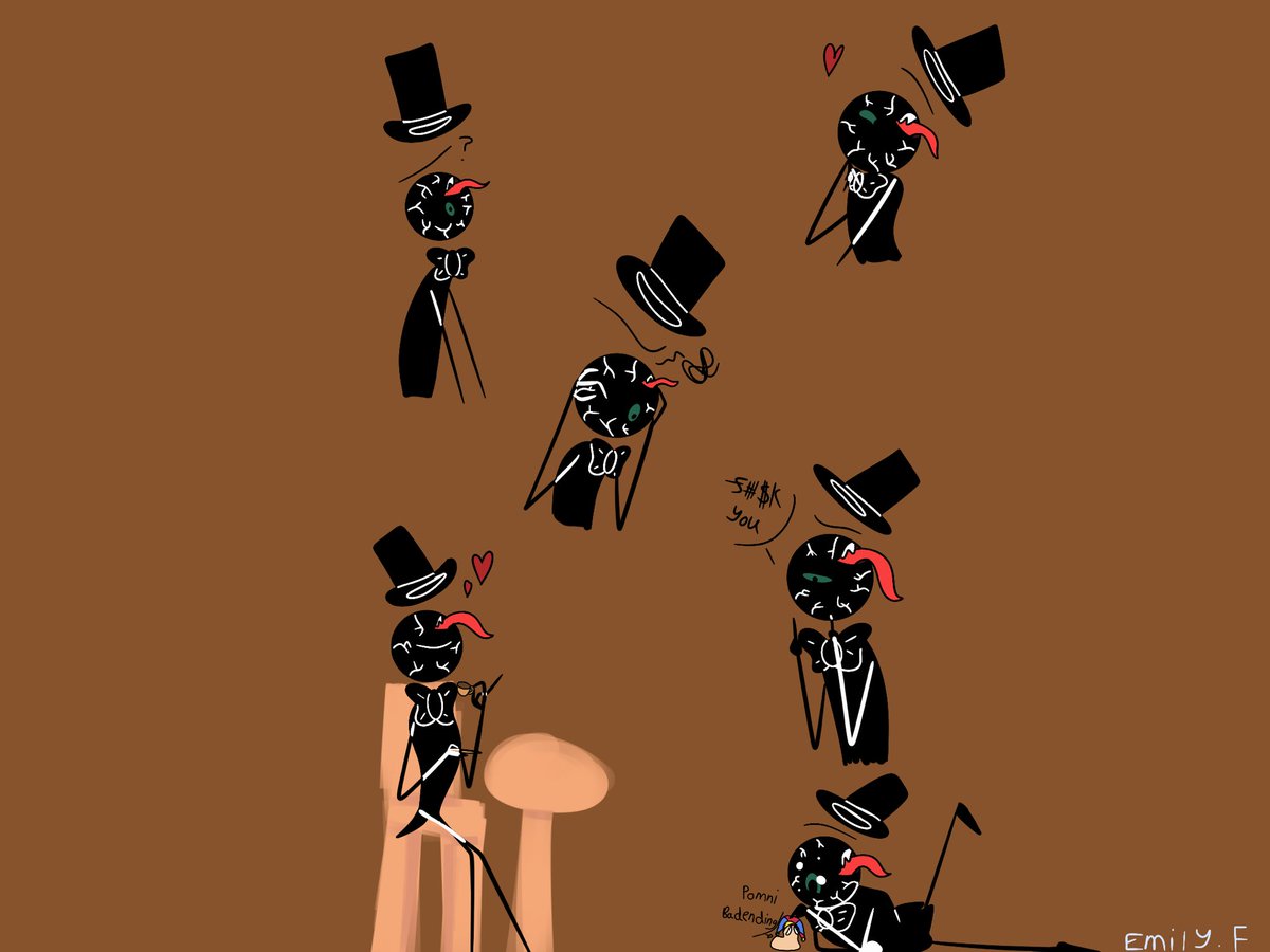EmilyFe26836884's tweet photo. Bunch of more Able doodle but abstraction #tadc #TheAmazingDigitalCircus #tadcfanart #tadcPomni #tadcAble #tadcoc #TADCxIHNMAIMSAU #IhnmaIms #IhavenomouthandImustscream #tadcau #doodle #fanart https://t.co/SIz1DRadMg