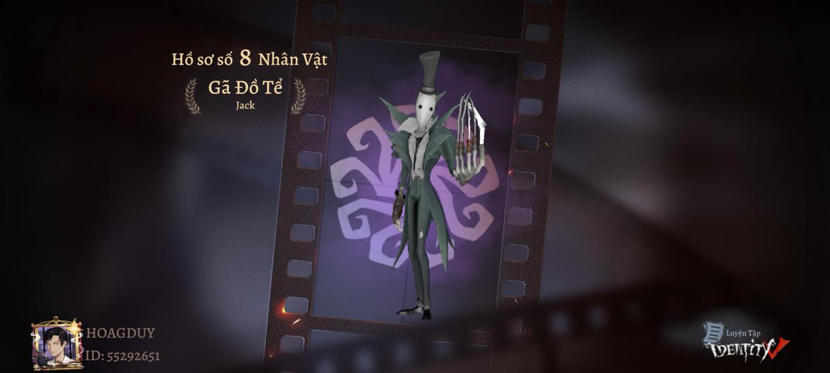 DuyTrnHong17's tweet photo. Tôi đang chơi Identity V. Bạn nghĩ đó là game ư? https://t.co/nXtukWuN8a