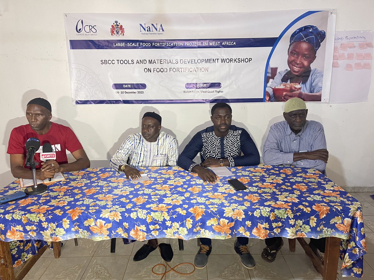 Supported by <a href="/CatholicRelief/">CatholicRelief</a> ,we wrapped an 8️⃣ days workshop with partners to develop Social and Behavioural Change Communication (SBCC) tools and materials for large-scale #foodfortification and #biofortification. Which aims to promote nutrition, and wellness on a broader scale.