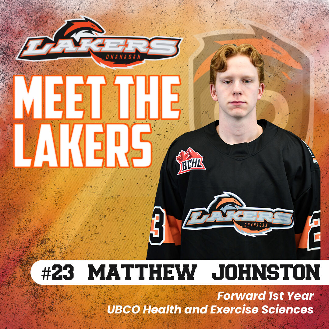 OkanaganLakers's tweet image. Okanagan Lakers rookie forward Matthew Johnston

#GoLakersGo #BCIHL #MeetTheLakers