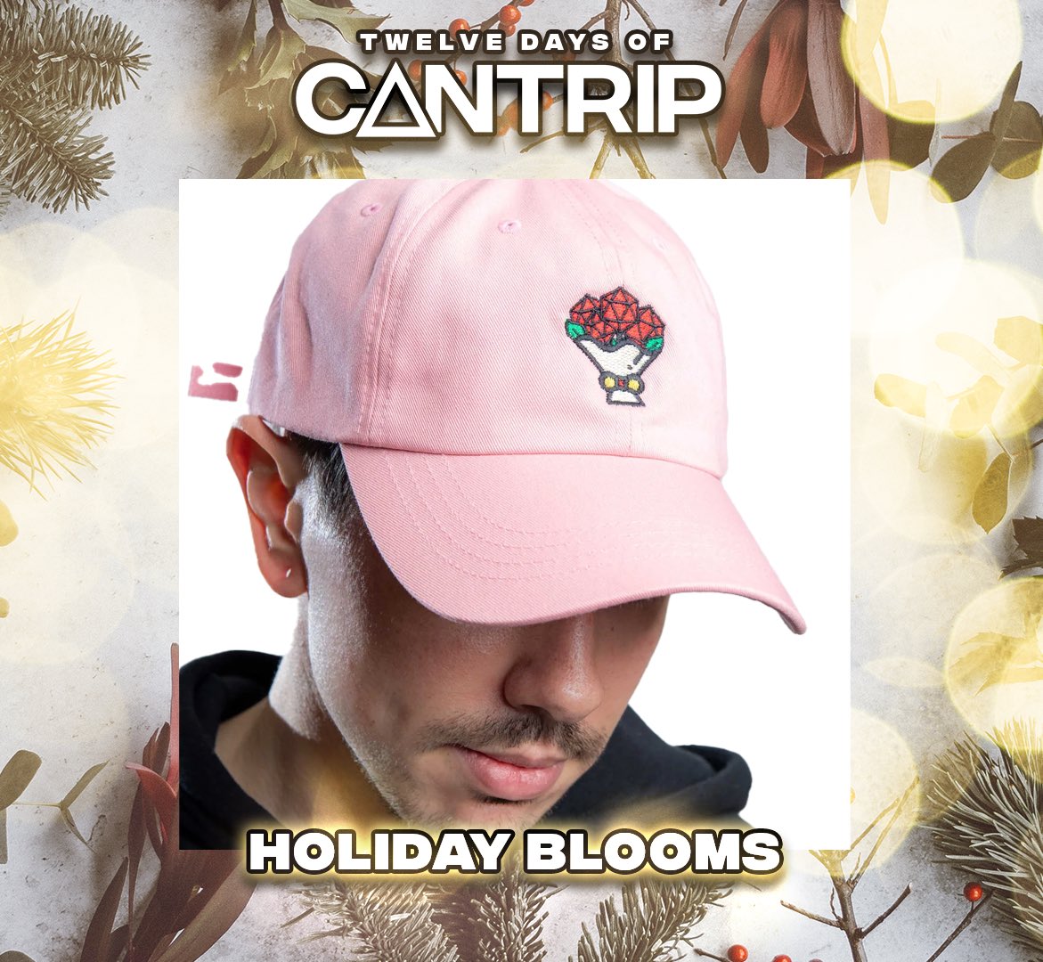 In our experience, presenting your sweetheart with a bouquet of fresh D20s is 69% more likely to land you a smooch than standing under some other dumb plant. Grab any of our many D20 bouquet designs today for 20% off during the #12DaysofCantrip. #12DaysOfCantrip