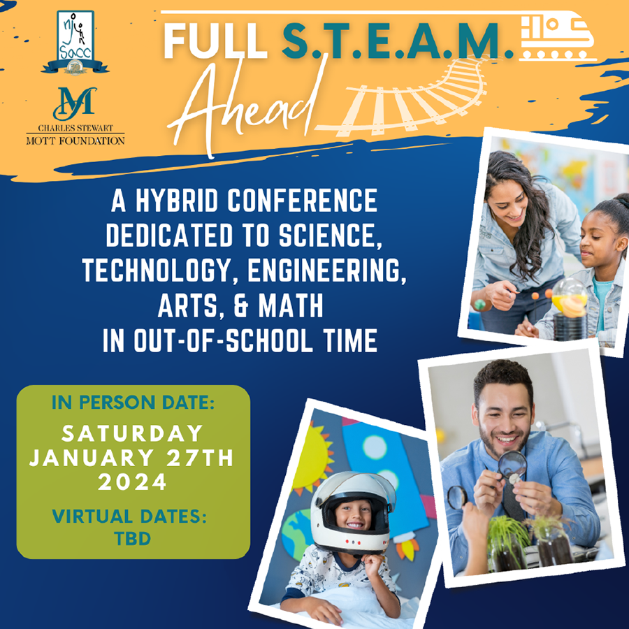 NJSACC's tweet image. 🚀 Exciting News! Join us for #FullSTEAMAhead, #NJSACC&apos;s conference dedicated to Science, Technology, Engineering, Arts, and Math! 🌟 Whether you&apos;re joining in person or virtually, it&apos;s a day packed with inspiration and innovation! Save your spot now!

njsacc.org/2023/11/30/ful…