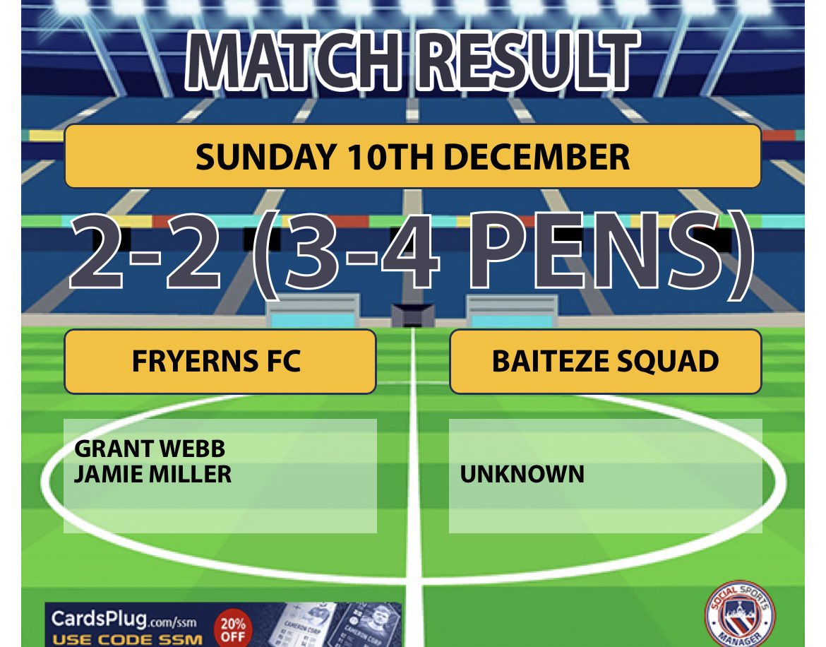 Fryerns FC First tweet media