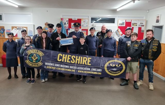 472squadron's tweet photo. 472 have recently received substantial funding from several Masonic groups of Cheshire (Provincial Grand Chapter of Cheshire, Hoose Lodge 9920 and the Cheshire Widows Sons Masonic Biker Association) to help in purchasing equipment for building a flight simulator. https://t.co/1ZczIk0FL3