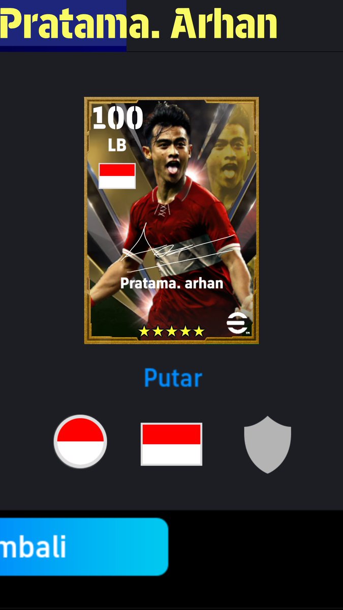 Pratama. Arhan #eFootball2024 #eFootball #eFootballHUB #eFootball2023