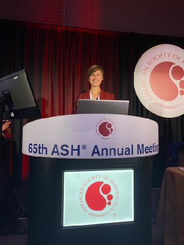 @HopkinsHeme fellow & future “hemato-crit” specialist, Dr. Cecily Allen, is unstoppable. Her #TTP abstract was selected for Highlights of ASH, an HTRS Best of ASH presentation, & USTMA scholarship!#HemeDreamTeam #ASH23 @ASH_hematology @HTRStoday @Hopkins_HemOnc @NIHCritCare
