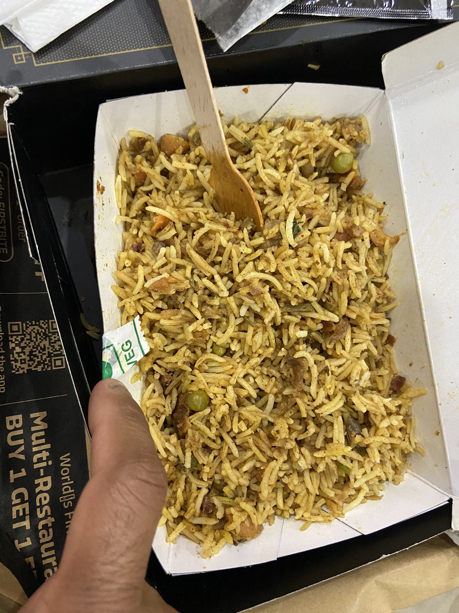 sukhwin11's tweet photo. @Swiggy worst experience ever. Ordered non veg biryani and you have delivered veg #cheated #worstcustomersupport #hungry
@BehrouzBiryani https://t.co/fuDugzFzqd