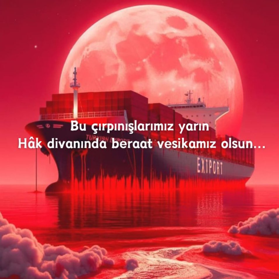 Zulme ortak olmuyoruz  #gemileridurdurun