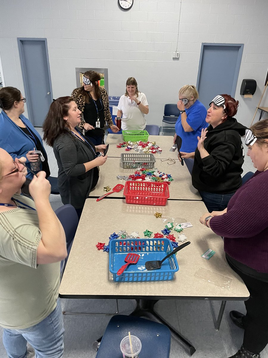 WLC_Boces's tweet photo. Reindeer games galore as faculty &amp; staff gather for our  December meeting @WLC_Boces #belonging #exploration @BTBOCES_IP https://t.co/QnOyAEanwK