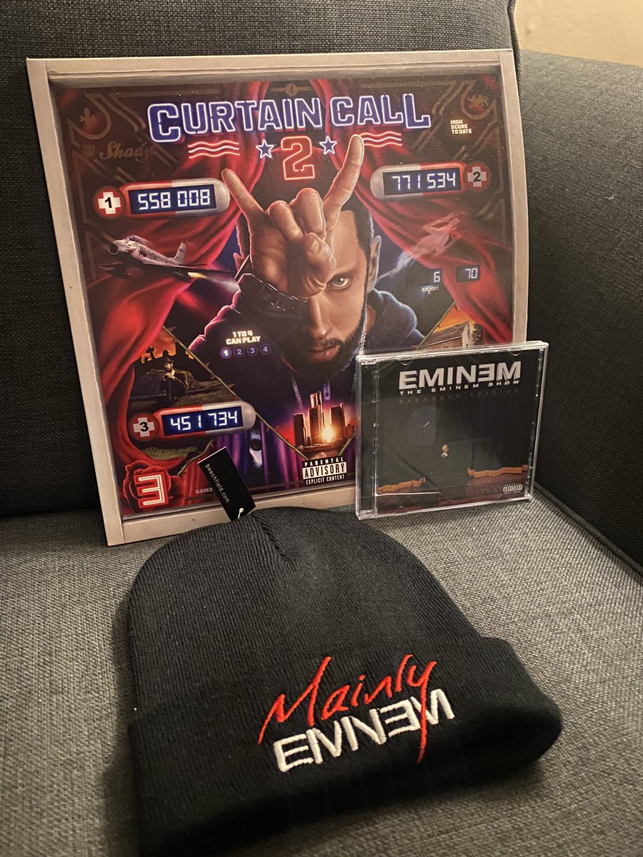 🎁 | The Mainly Eminem Xmas Giveaway

Curtain Call 2 on Vinyl, The Eminem Show on CD, The Mainly Podcast Beanie &amp; added xtras

To enter: ⬇️
⁃Follow <a href="/MainlyEminem/">The Mainly Eminem Podcast</a>
⁃Retweet &amp; Like
⁃reply with #WrapGod 

Winner picked on Thursday evening!

Everyone is eligible, Good luck!