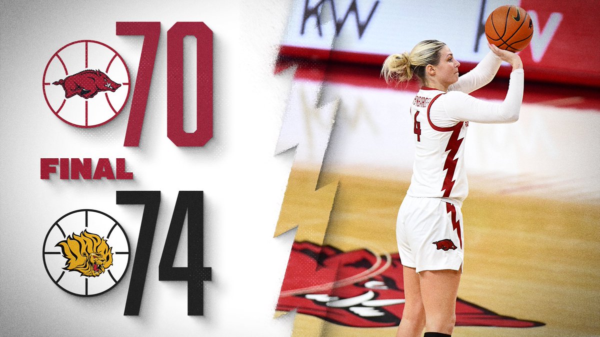RazorbackWBB's tweet photo. Final https://t.co/RXeXL3RKrY