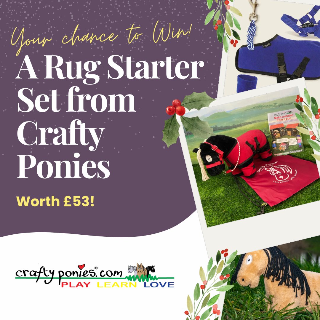 Fancy winning a <a href="/CraftyPoniesUK/">CRAFTY PONIES</a> Rug Starter Set worth £53? To be in with a chance of winning a fantastic Christmas gift for a future equestrian, sign up here - horsemart.co.uk/12-competition…