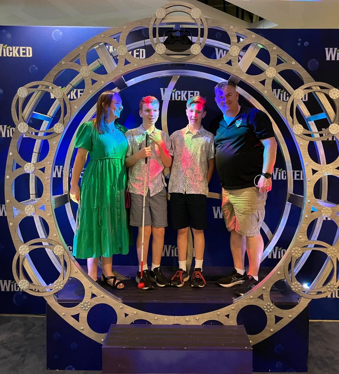ob1309's tweet photo. Thank you @WickedinOz @visionaustralia and @SydneyLyric  for making a blind kids birthday the best ever with your audio described show yesterday afternoon. Just the best. https://t.co/4WJgimLtOd