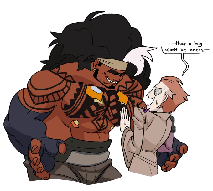 Just as awkward and bony as he remembers #Overwatch