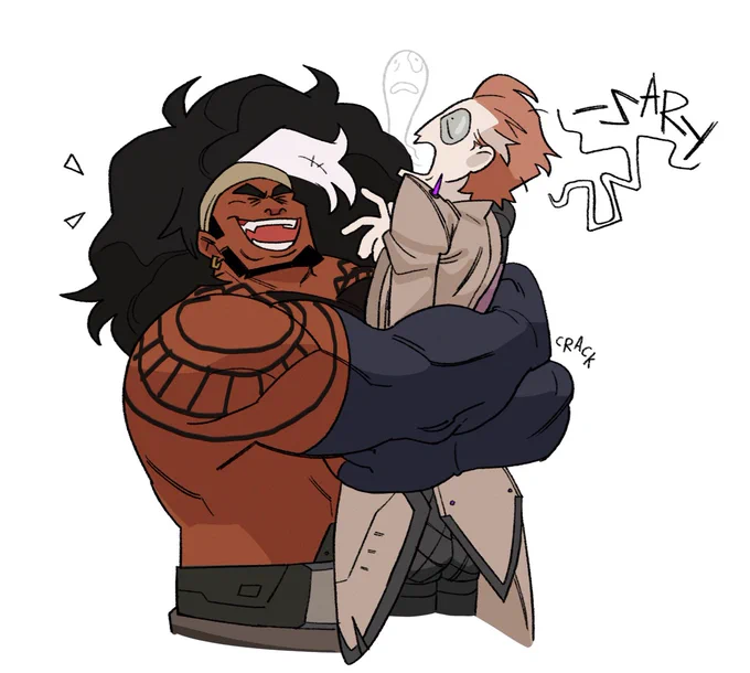 Just as awkward and bony as he remembers #Overwatch