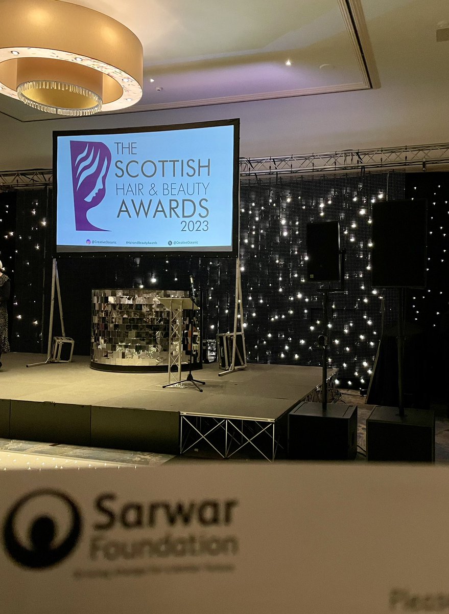 Representing @SarwarFdn on the Scottish Hair & Beauty Awards 2023 by Oceanic Events at Glasgow. #OceanicEvents @SarwarFdn @SarwarFdnUK #hairandbeautyawards 

#charitypartners #SarwarFoundation