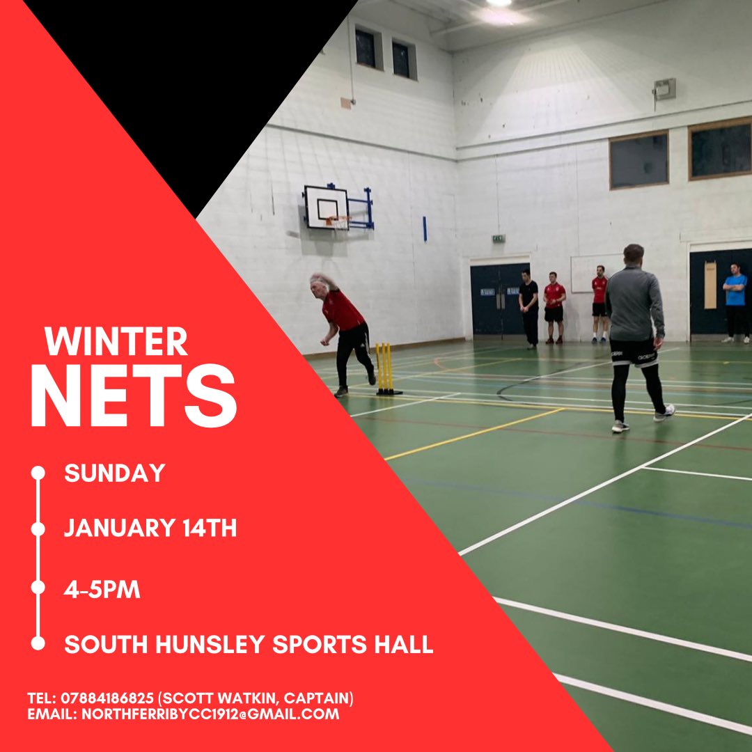 🚨🚨WINTER NETS ANNOUNCEMENT🚨🚨 Our winter nets will begin on January 14th. This is for Juniors and Seniors and will run from then, every Sunday, 4-5pm at South Hunsley. For anyone want wanting to come down and give it a try, don’t hesitate to get in touch! #UTNFCC #Ultralets