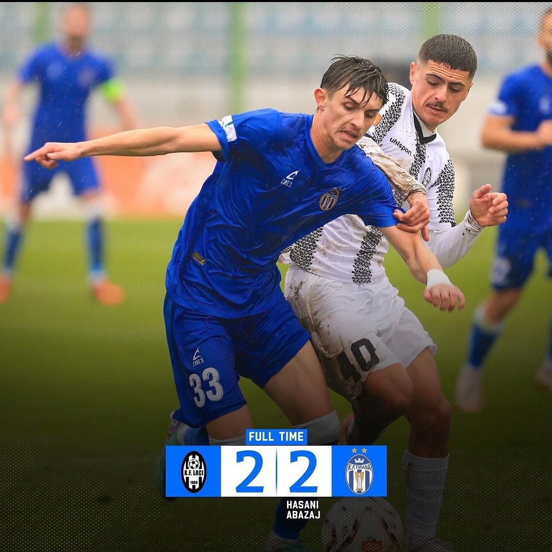 KF TIRANA OFFICIAL on X: Tirana – Laci 0-0