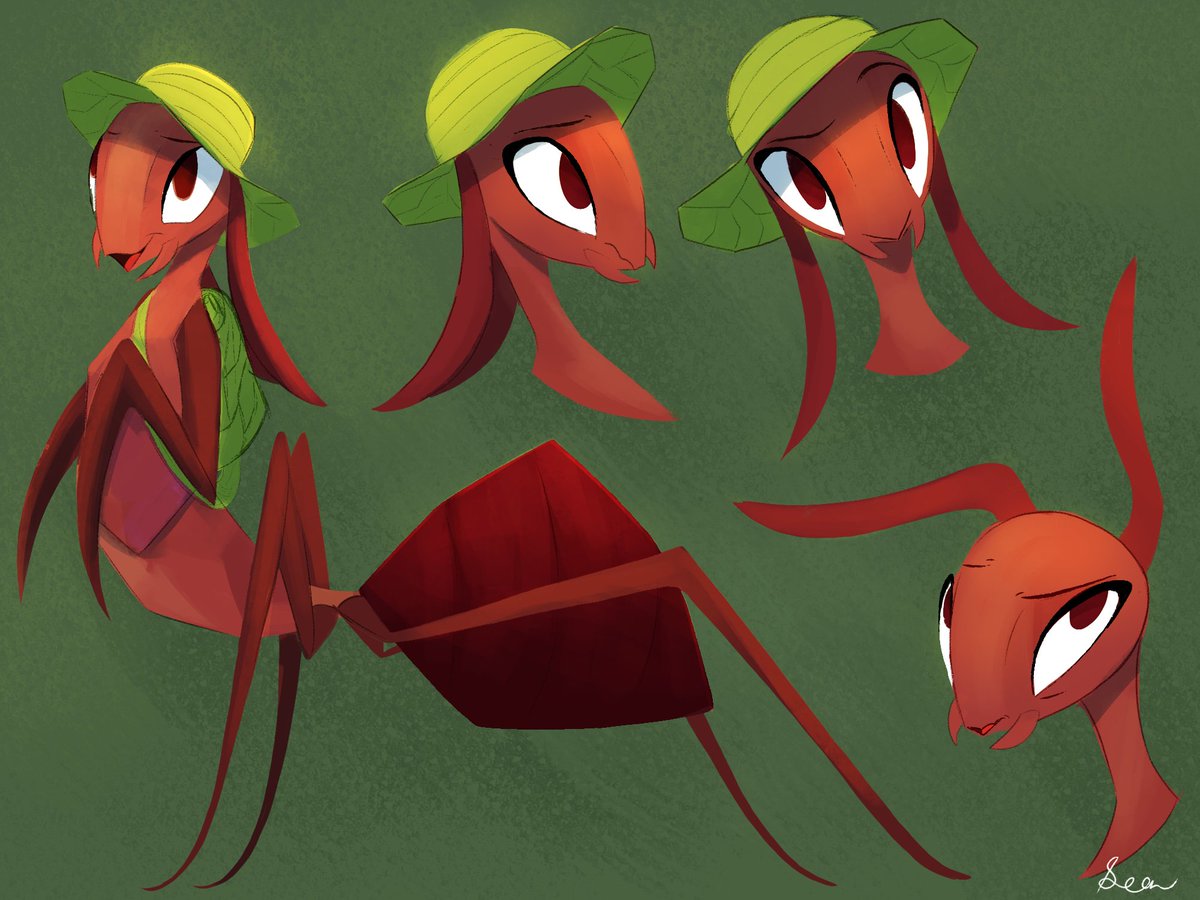 Tophat_Chicken's tweet photo. Angela the ant 🐜
#digitalart #commissionsopen https://t.co/V2OFeqrxTO
