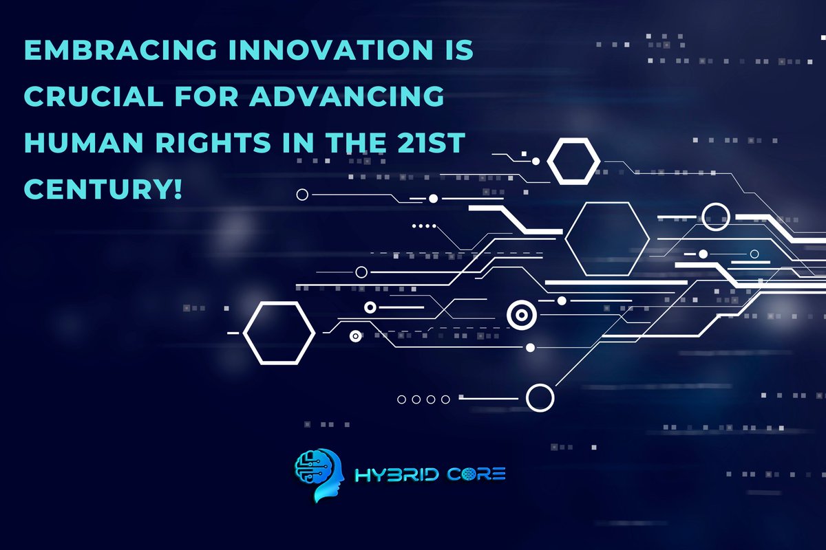 HybridCore1's tweet photo. Embracing innovation is crucial for advancing human rights in the 21st century! 

As we celebrate the Universal Declaration of Human Rights, let's commit to using technology 💻responsibly and ethically. 🌐 We can leverage the digital era to ensure all human rights are protected and promoted. 🚀

#HumanRights #TechForGood #InnovationForEquality #DigitalEmpowerment #UDHR75 #GlobalUnity 🌐✨ #HumanRightsDay