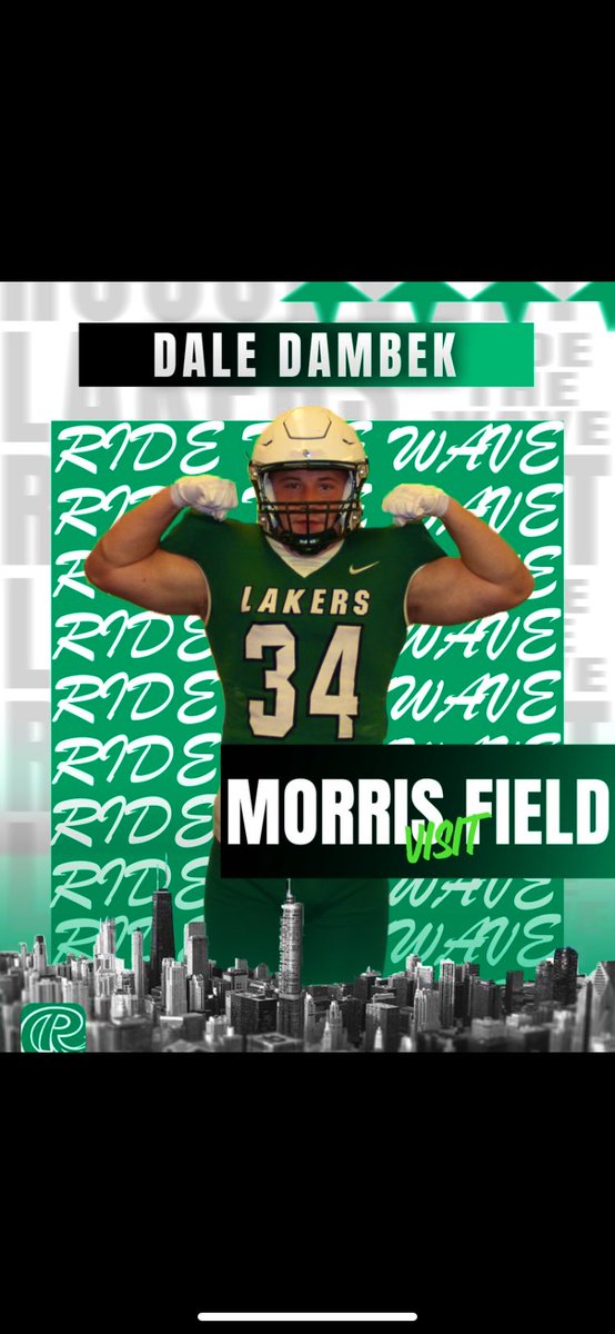 dale_dambek's tweet photo. After an Amazing visit with @RULAKERFB I’m excited to have received an offer💚🌇  Hometown hero🤔? https://t.co/hK6zNVfCU2