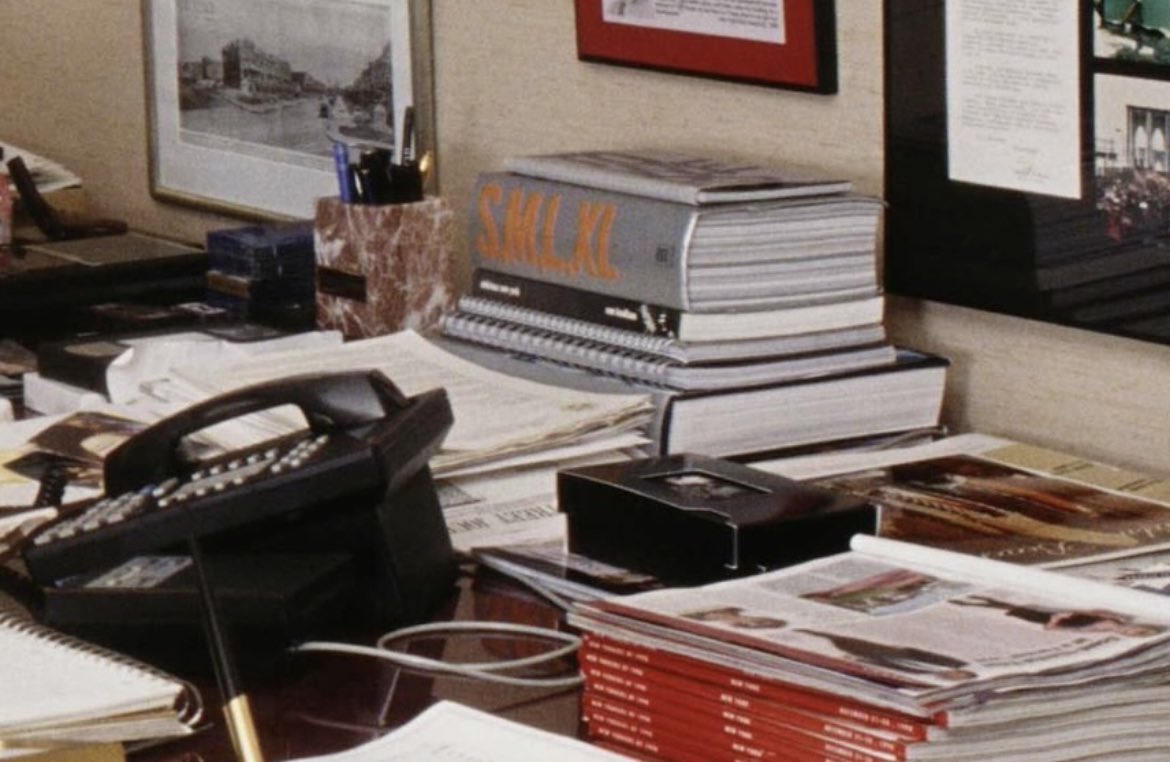 Donald Trump and his books:
S, M, L, XL &amp; Delirious New York