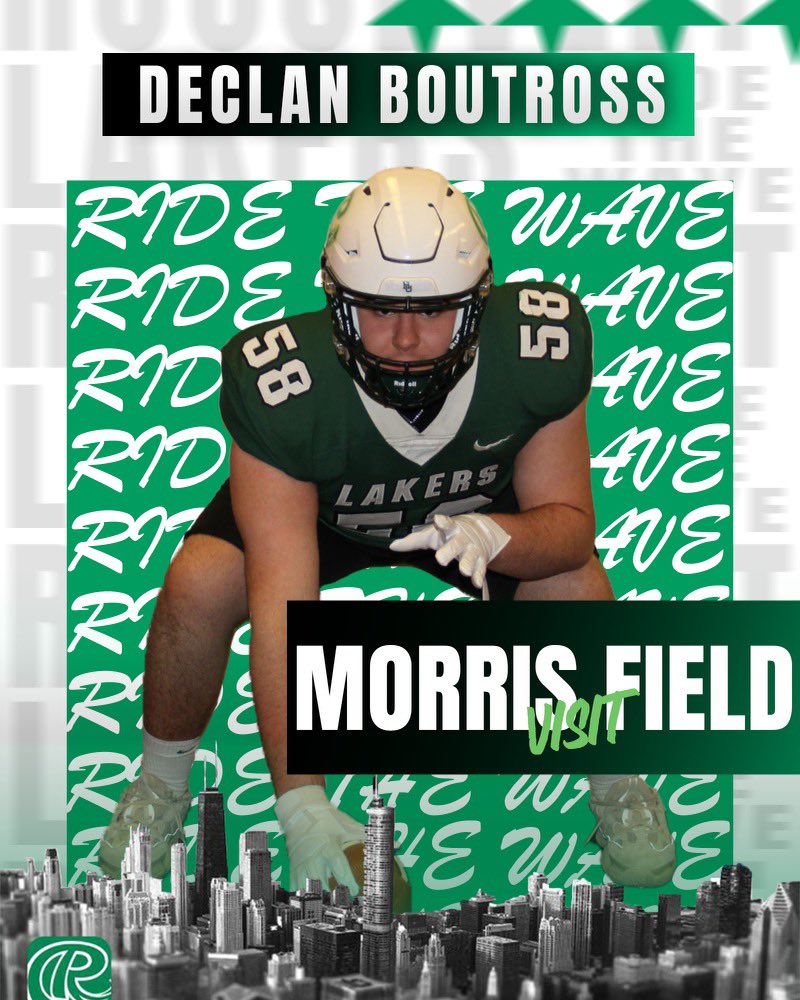 After a great visit I’m excited to announce I have received a Division 2 offer from Roosevelt University!! @RULAKERFB @Coach_Davis42 @coachbourbon @Watts_RU @OLMafia @EDGYTIM @PrepRedzoneIL @AllenTrieu @Rivals_Clint @Brent89959563 @jamrockula @griff_jensen10 @smerls31