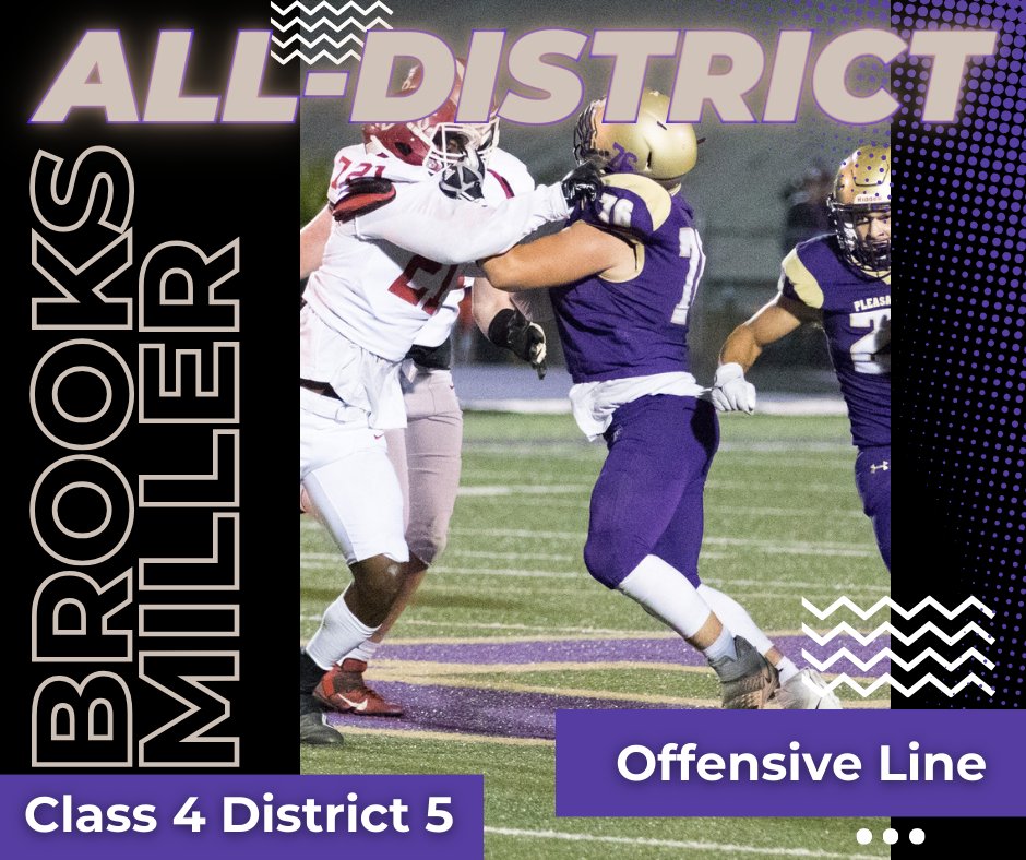 footballrooster's tweet photo. All District Offensive Line:  Brooks Miller @brooksmiller25 https://t.co/zPlufLwmjn