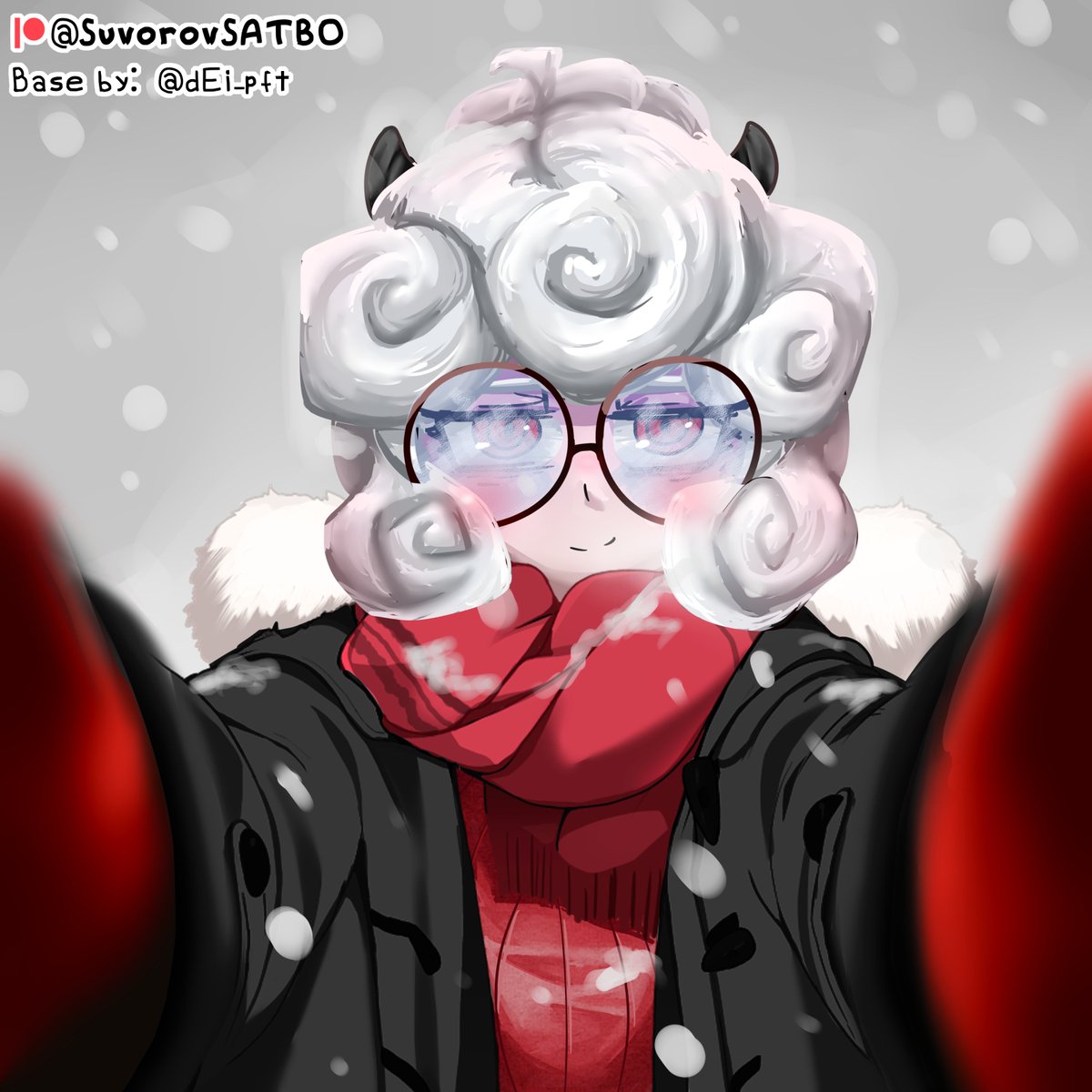 Thank you for 1000 <3, now I will do such pics with everyone on Helltaker cast, with different bases! First one - Pandemonica

#Helltaker #Helltakerfanart