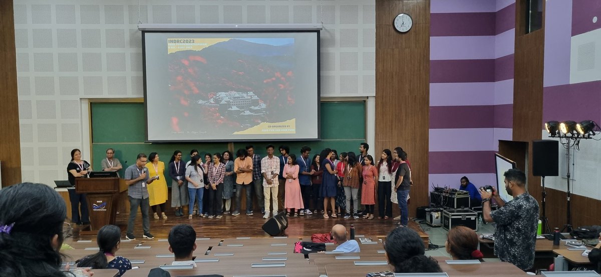 Kudos to all the student volunteers of @iFly_InDRC 2023 for such unexpectable arrangements and the great success if this meeting. Made so many friends during this venture. Hope to see you all at @IiserMohali in 2025 for 7th InDRC meeting!!!