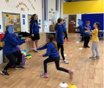 EdgeHade's tweet photo. Year 4&amp;6 took part in a baseline skills test this week with Abi from the Pennine Sports Partnership. #HESPE #HESVisitor https://t.co/aBTHuCkK3T