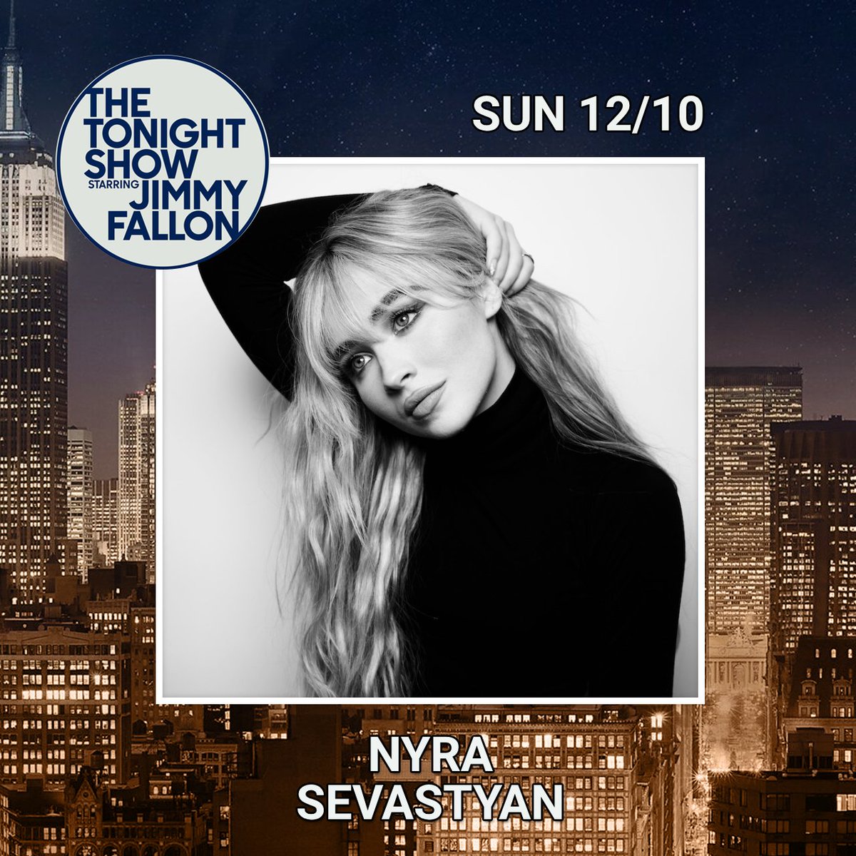 RPFallonTonight's tweet image. #RPFallonTonight · 𝗚𝘂𝗲𝘀𝘁 𝗼𝗳 𝘁𝗵𝗲 𝗡𝗶𝗴𝗵𝘁

𝗡𝘆𝗿𝗮 𝗦𝗲𝘃𝗮𝘀𝘁𝘆𝗮𝗻 (@luxenscripts) is performing her latest single #RPSkinnyDipping at tonight's show!