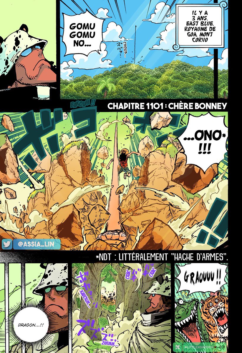 assia_lin's tweet photo. Mes deux pages pour le chapitre #ONEPIECE1101 ! 💜💚 je suis entrain de colo une troisième page ✌🏽 https://t.co/gLmq5V0mAu