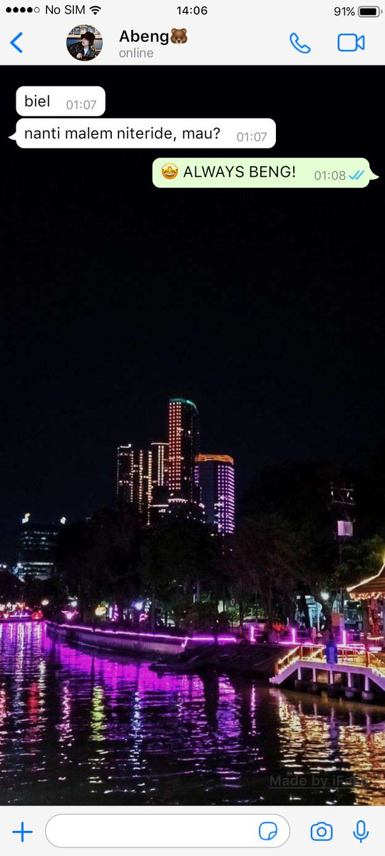 Haechan_sfs's tweet photo. ;BIELABENG

"dulu, surabaya malam itu indah. Tapi sejak ada kamu didalamnya, dari matahari terbit hingga terbenam ia selalu indah"

AU Haechan (nct) × Liz (ive) https://t.co/QFe9TMuFTF